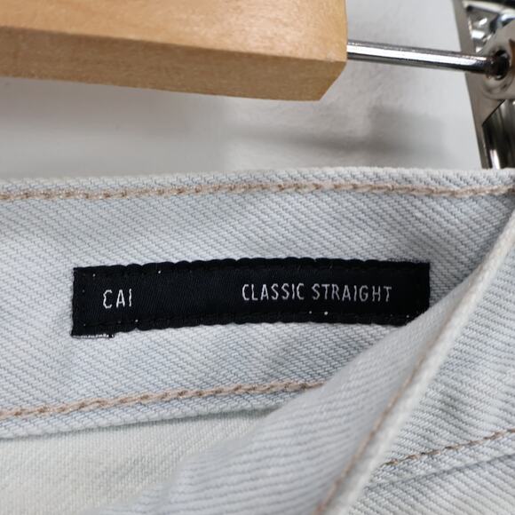 Edwin CAI Classic High Rise Straight Leg Denim Jean High Hopes Blue Size 27 NWT - Picture 5 of 10